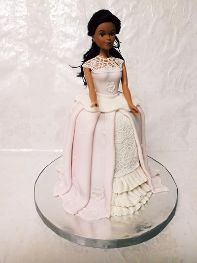 Edible lace doll cake - Cake by Duchez Cakery 
