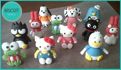 Sanrio figurines - Cake by BISCÜIT Mexico