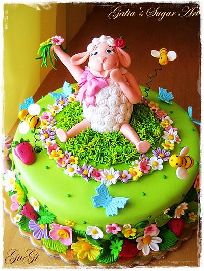 Merry lamb cake - Cake by Galya's Art 
