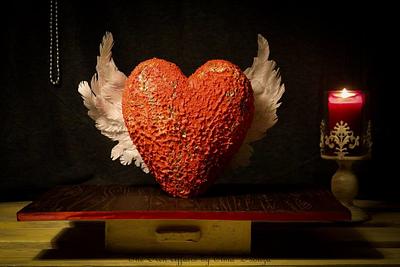 "Let your Heart flutter" - Cake by Elma Augustin