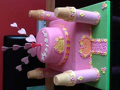 My daughter's 7th birthday cake. - Cake by Michelle.