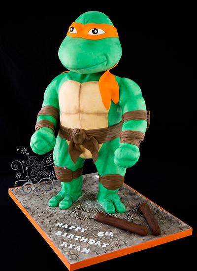 Ninja Turtle 3D - Cake by GoshCakes