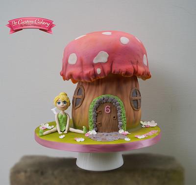 Fairy Toadstool House - Cake by The Custom Cakery