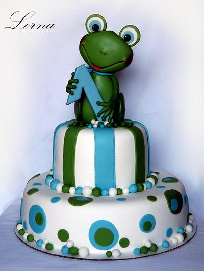 Little frog.. - Cake by Lorna