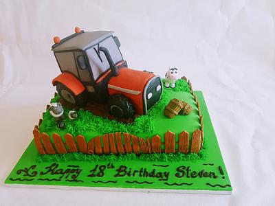 Tractor cake - Cake by Tanya