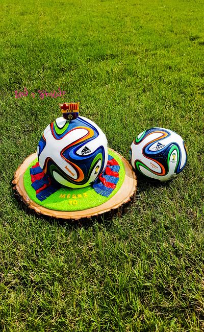 Brazuca Ball Cake - Cake by Iced n Frosted!