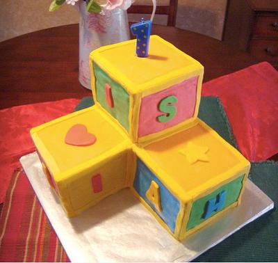 Birthday Blocks - Cake by Julia 
