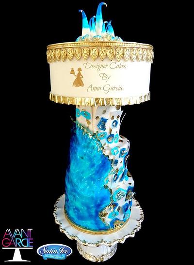 Avant Garde Collaboration Blue - Cake by Designer Cakes by Anna Garcia
