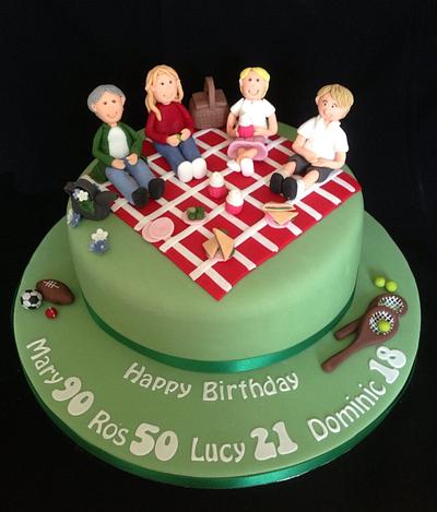 Family birthday celebration!  - Cake by Cherry Delbridge