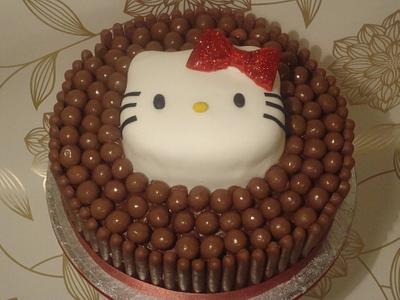 Chocolate Hello Kitty - Cake by Floriana Reynolds