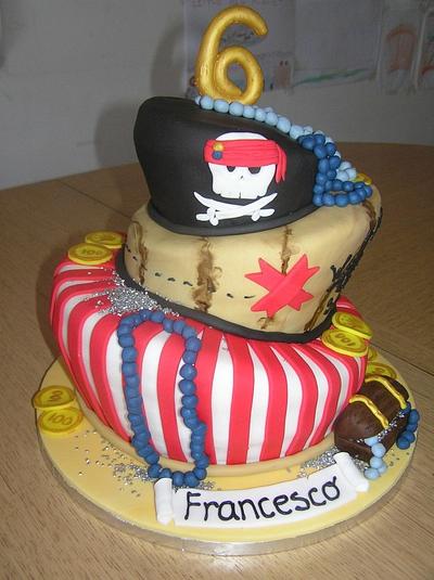 Wonky Pirate Cake - Cake by Barbora Cakes