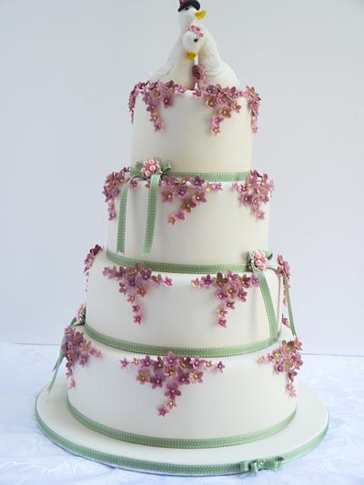 Two little ducks wedding cake! - Cake by Scrummy Mummy's Cakes