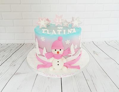 Snowman Cake - Cake by TortenbySemra