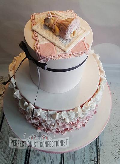 Jennifer - Ruffles Baby Shower Cake - Cake by Niamh Geraghty, Perfectionist Confectionist