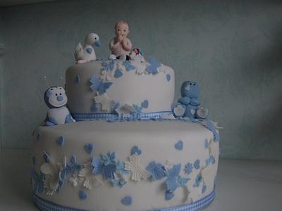 Christening cake - Cake by Amanda Watson