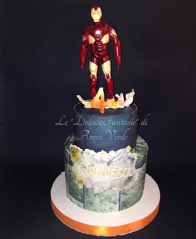 Iron man - Cake by Dolci Fantasie di Anna Verde