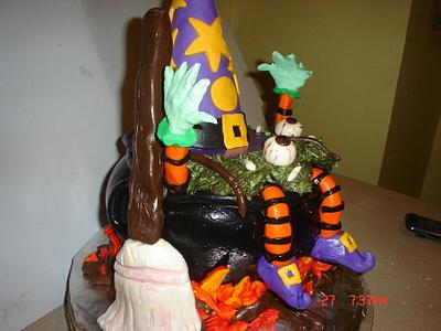 Witches Brew Halloween Cake - Cake by Dana
