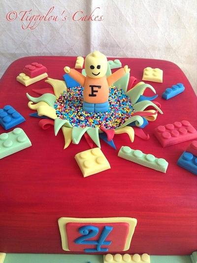 Lego Freddie  - Cake by Tiggylou's cakes 