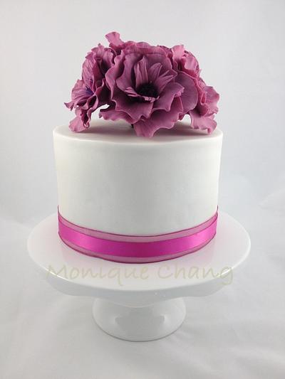 Purple anemone cake - Cake by MoNL