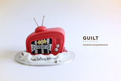 Retro TV - Cake by Guilt Desserts