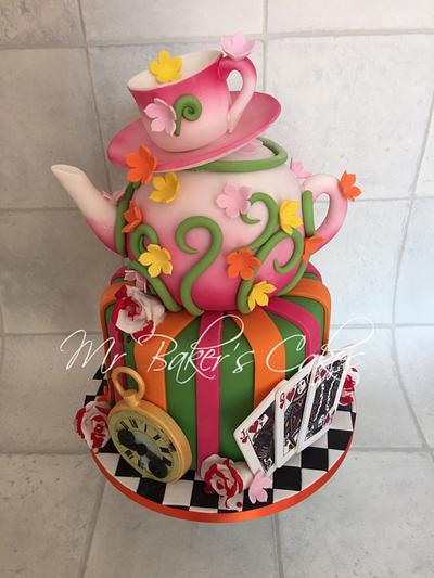 Wonderland Tea Party - Cake by Mr Baker's Cakes
