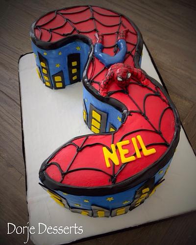 Spider-Man  - Cake by Dorje Desserts
