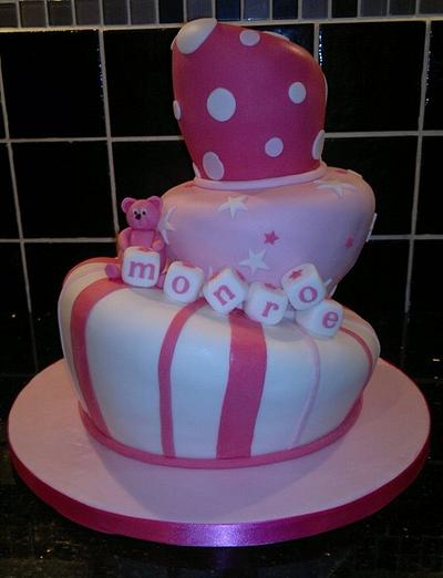 Wonky and pink - Cake by Rachel Tilley