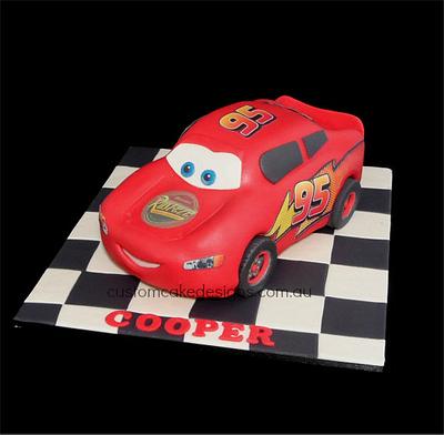 Lightning McQueen Cake - Cake by Custom Cake Designs