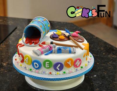 Artist Cake - Cake by Cakes For Fun