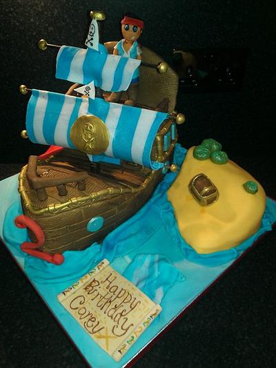 Jake an the Neverland Pirates - Cake by Kelly Ellison