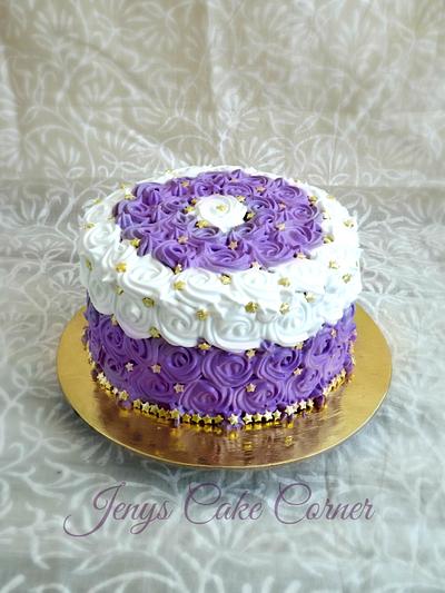 Rosettes Birthday - Cake by Jeny John