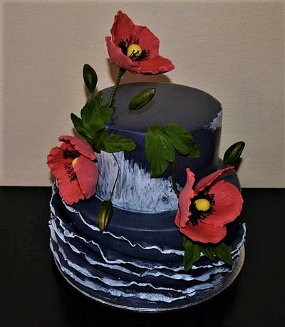 red tulips - Cake by Monika Bajanová