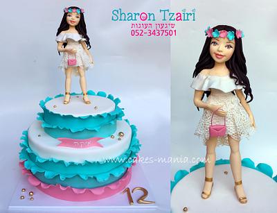 bat mitzva cake - Cake by sharon tzairi - cakes-mania