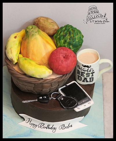 Fruit Basket - Cake by Gauri Kekre