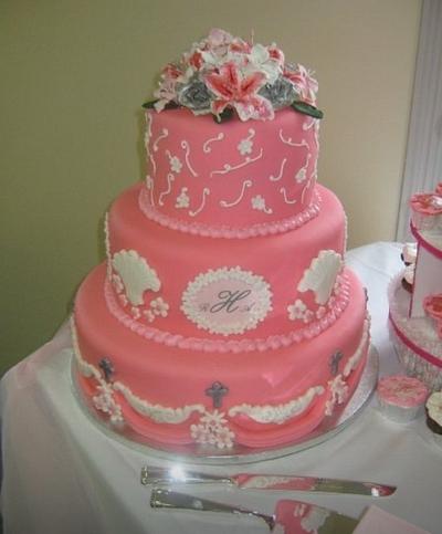 Pink Elegance  - Cake by Pink Daisy Cakes