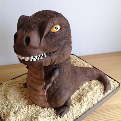 Maxosaurus is 4 - Cake by Sweet cakes by Masha