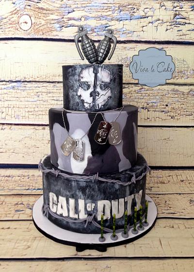 Call of Duty Cake  - Cake by Joly Diaz 