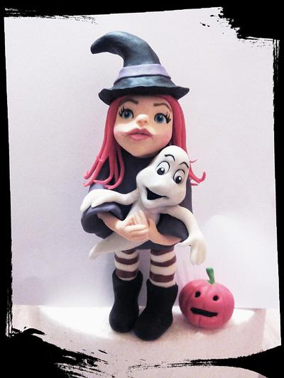 Sweet Halloween witch - Cake by Petra