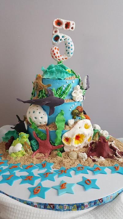 Under The  Sea - Cake by Jacevedo