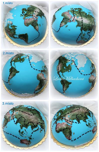 Globe - winning cakes - Cake by Lucie Milbachová (Czech rep.)