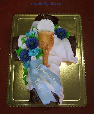 First Communion cake - Cake by Eliza