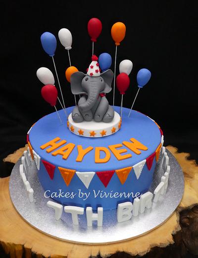Circus Themed Birthday Cake - Cake by Cakes by Vivienne