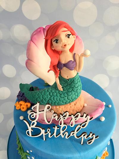 Mermaid  - Cake by Joonie Tan