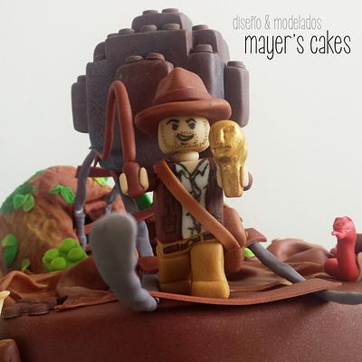 Indiana Jones Lego Cake - Cake by Mayer Rosales | mayer's cakes