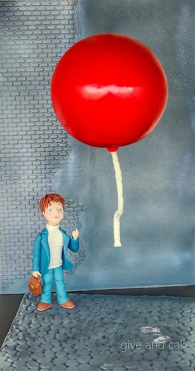 The red balloon - Cake by giveandcake