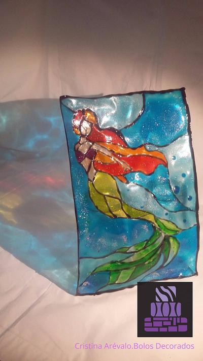 Gelatine Stained Glass - Cake by Cristina Arévalo- The Art Cake Experience