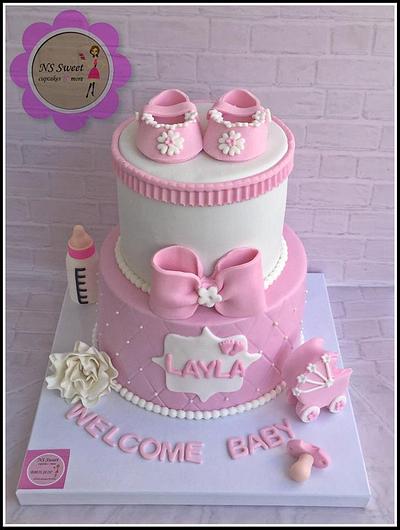 baby shower cake - Cake by NS Sweet