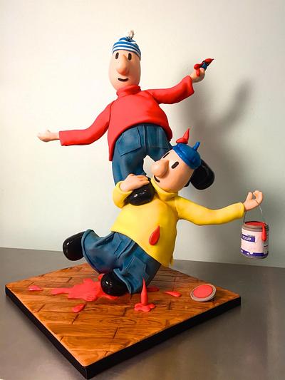 Pat and Mat cake - Cake by Dominique Ballard