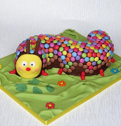 Caterpillar Cake - Cake by Pam 