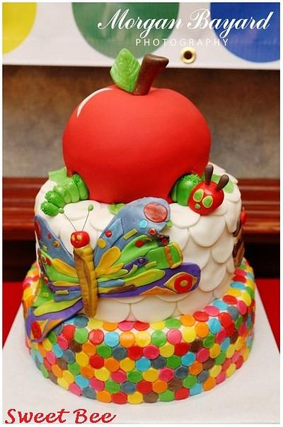 The Very Hungry Caterpillar 1st Birthday - Cake by Tiffany Palmer